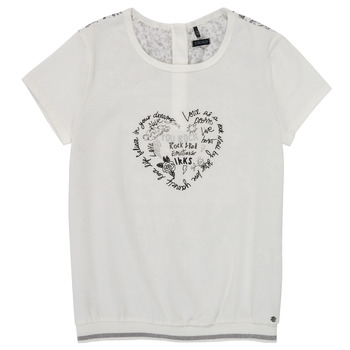 tekstylia Dziewczynka T-shirty z krótkim rękawem Ikks XS10242-19-C Biały