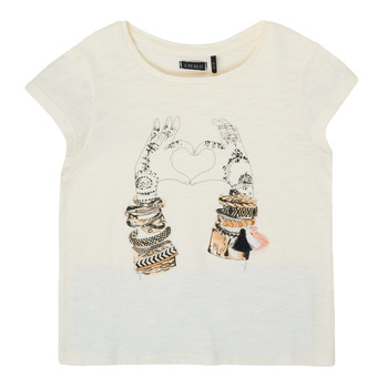 tekstylia Dziewczynka T-shirty z krótkim rękawem Ikks XS10002-11-C Biały