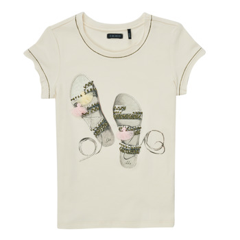 tekstylia Dziewczynka T-shirty z krótkim rękawem Ikks XS10132-11-C Biały