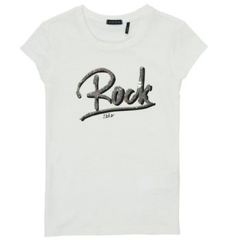 tekstylia Dziewczynka T-shirty z krótkim rękawem Ikks XS10522-19-C Biały