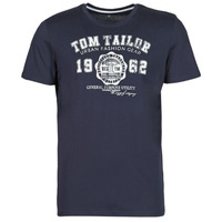tekstylia Męskie T-shirty z krótkim rękawem Tom Tailor 1008637-10690 Marine