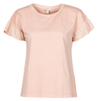 tekstylia Damskie T-shirty z krótkim rękawem Esprit T-SHIRTS Różowy