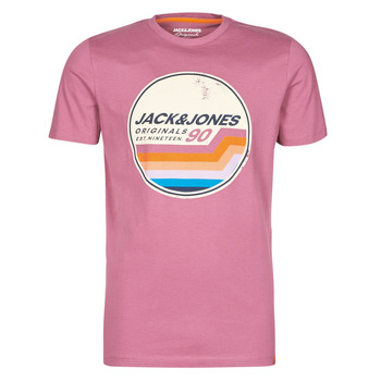tekstylia Męskie T-shirty z krótkim rękawem Jack & Jones JORTYLER Różowy