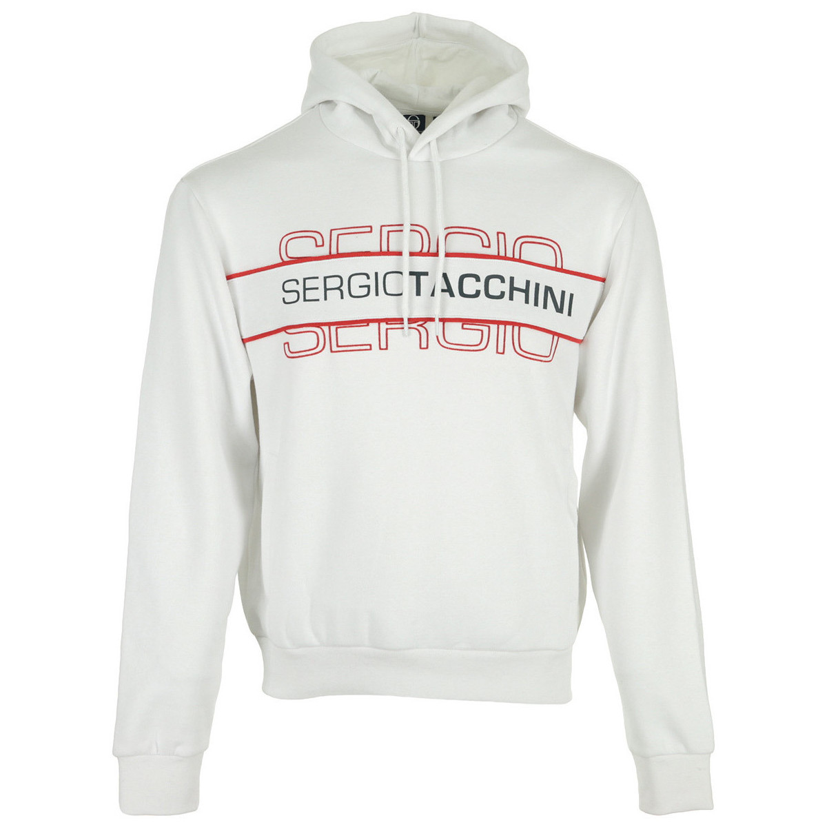 tekstylia Męskie Bluzy Sergio Tacchini Bart Sweater Biały
