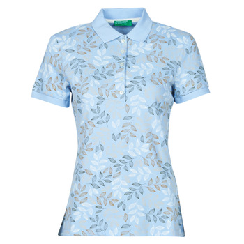 tekstylia Damskie Koszulki polo z krótkim rękawem Benetton CHOLU Niebieski