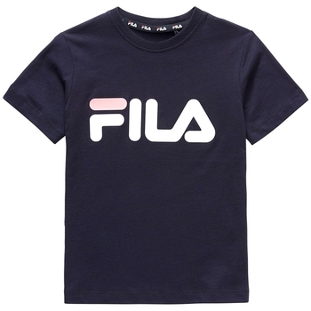 tekstylia Dziecko T-shirty z krótkim rękawem Fila 688021 Niebieski