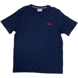 tekstylia Chłopiec T-shirty z krótkim rękawem Fila 688084 Niebieski
