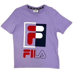 tekstylia Dziecko T-shirty z krótkim rękawem Fila 688149 Fioletowy