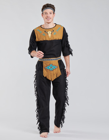 Fun Costumes COSTUME ADULTE INDIEN NOBLE WOLF Wielokolorowy