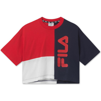 tekstylia Dziecko T-shirty z krótkim rękawem Fila 687998 Czerwony