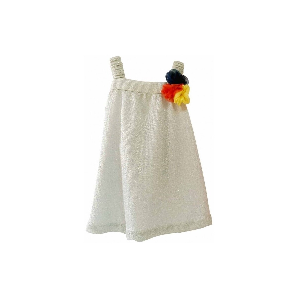 tekstylia Dziewczynka Sukienki Dbb' 22892-1 Biały