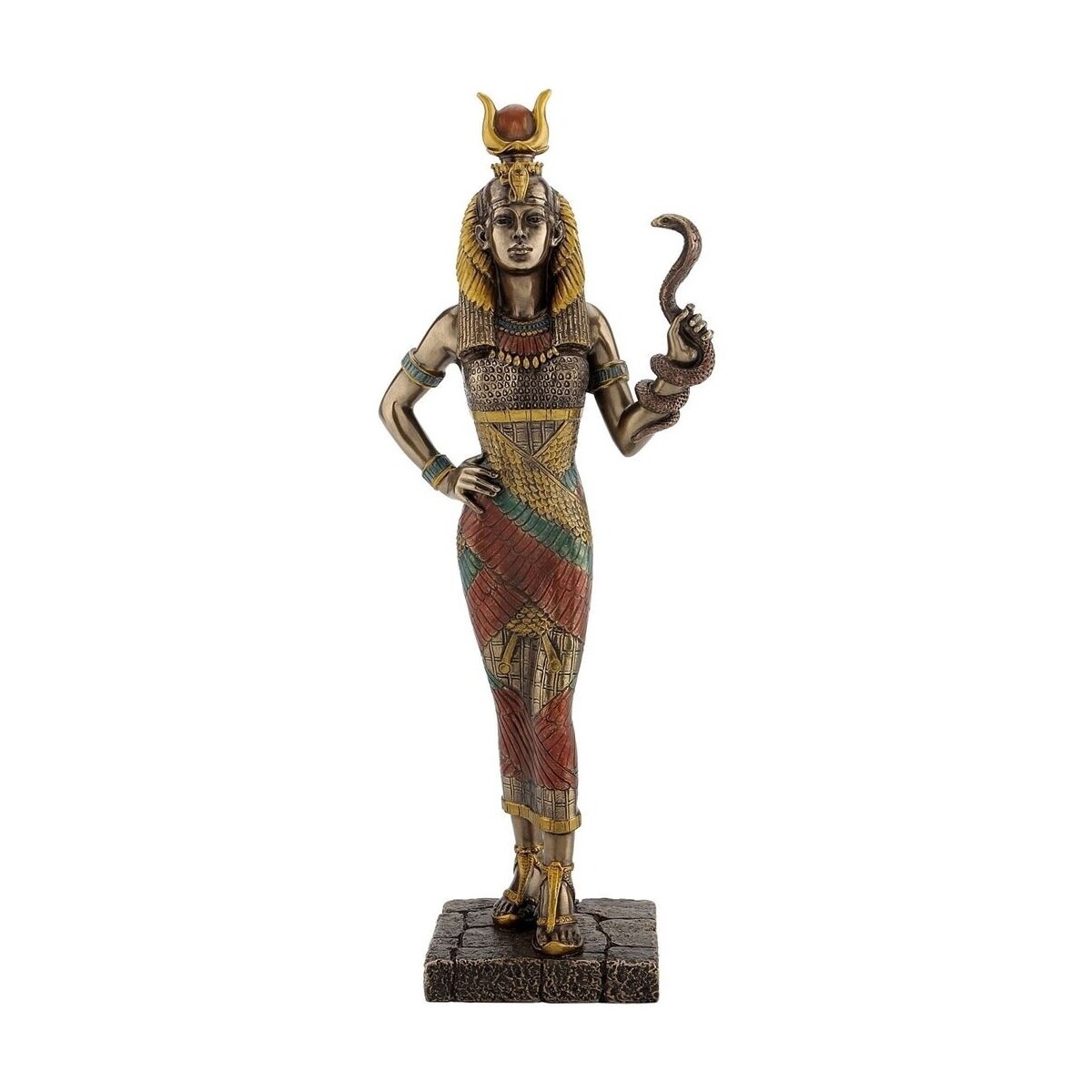Dom Statuetki i figurki  Signes Grimalt Hathor-Egipska Bogini Złoty