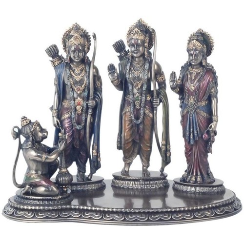 Dom Statuetki i figurki  Signes Grimalt Rodzina Hinduska Szary