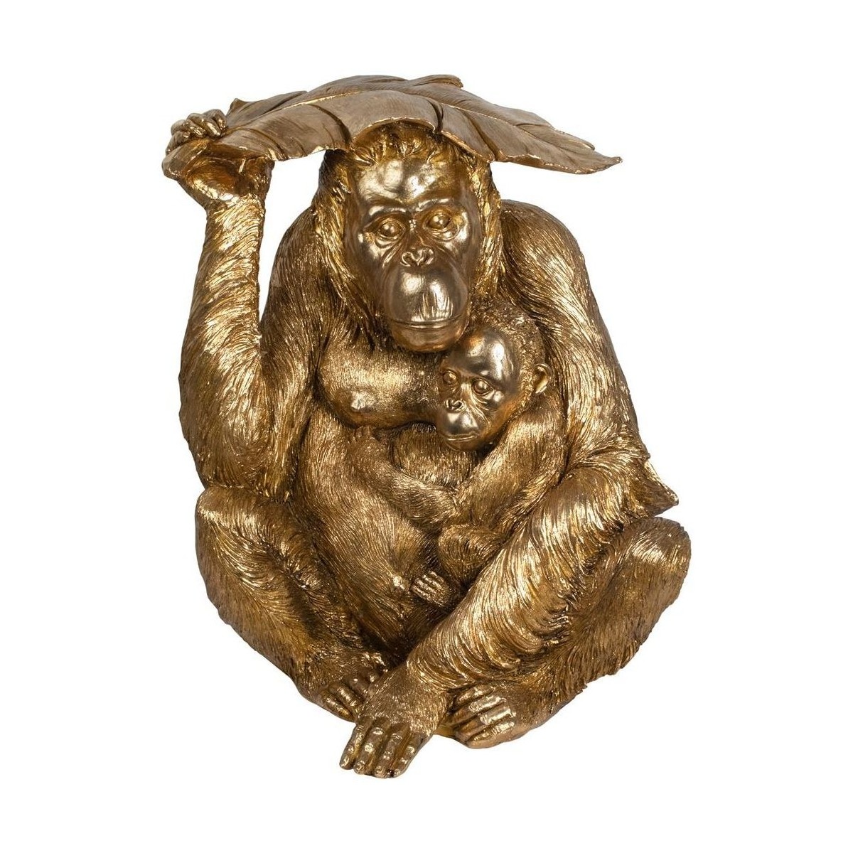 Dom Statuetki i figurki  Signes Grimalt Złoty Orangutan Złoty