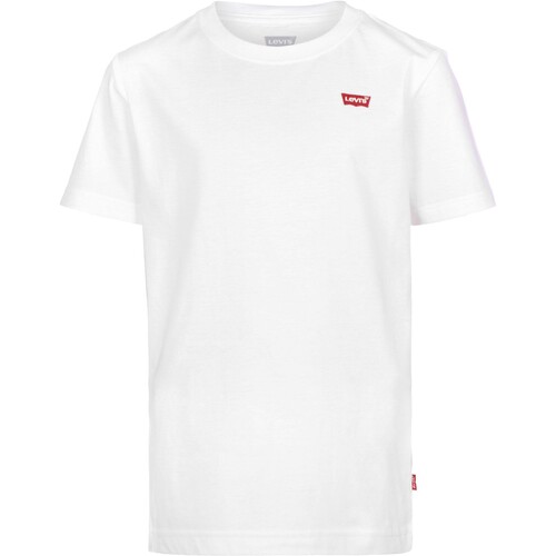 tekstylia Dziewczynka T-shirty z krótkim rękawem Levi's 160387 Biały