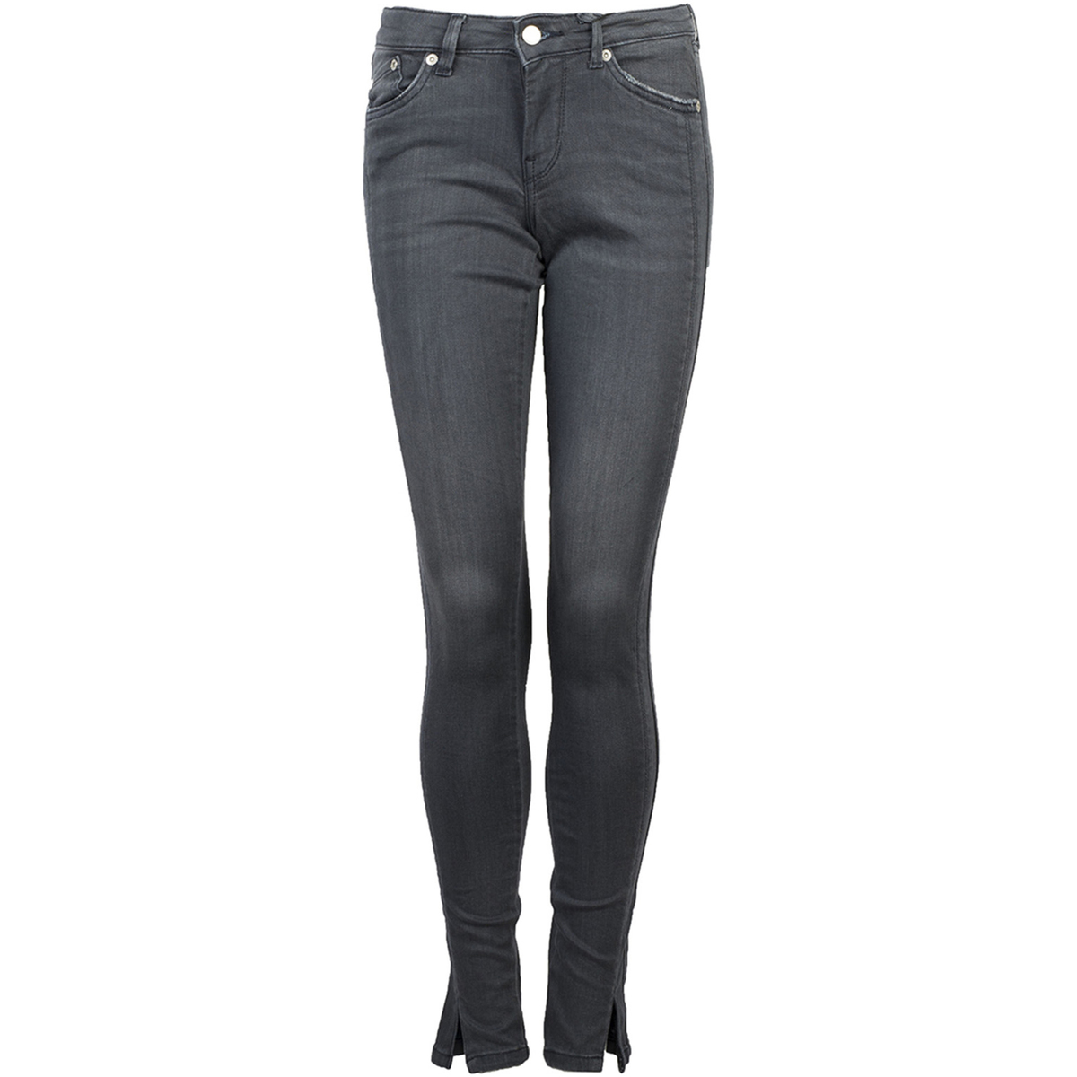 tekstylia Damskie Spodnie z pięcioma kieszeniami Pepe jeans PL2039092 | Pixie Twist Szary