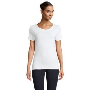 tekstylia Damskie T-shirty z krótkim rękawem Sols LUCAS WOME Biały