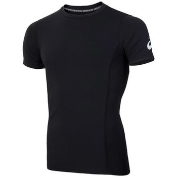 tekstylia Męskie T-shirty z krótkim rękawem Asics Spiral Top T-shirt Czarny