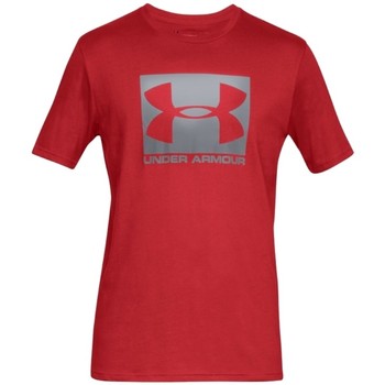 tekstylia Męskie T-shirty z krótkim rękawem Under Armour Boxed Sportstyle SS Tee Czerwony