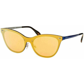 Zegarki & Biżuteria  Damskie okulary przeciwsłoneczne Ray-ban RB3580N90377J43 Niebieski