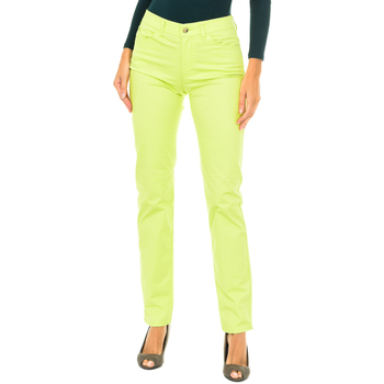 tekstylia Damskie Spodnie Armani jeans 3Y5J18-5NZXZ-1643 Zielony