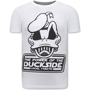 tekstylia Męskie T-shirty z krótkim rękawem Local Fanatic 119063511 Biały