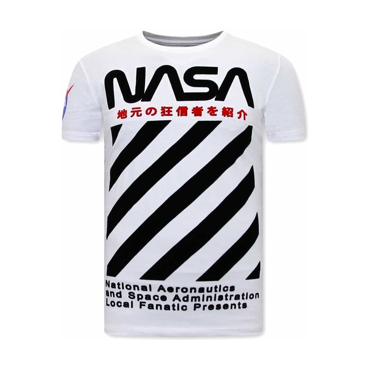 tekstylia Męskie T-shirty z krótkim rękawem Local Fanatic 119090828 Biały