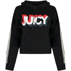 tekstylia Damskie Bluzy Juicy Couture JWTKT179637 | Hooded Pullover Czarny
