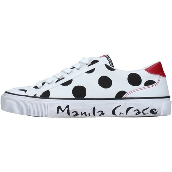 Buty Damskie Trampki niskie Manila Grace S631CP Biały