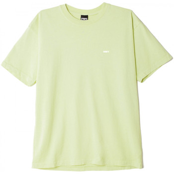 tekstylia Męskie T-shirty z krótkim rękawem Obey bold Zielony