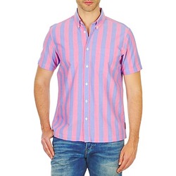 tekstylia Męskie Koszule z krótkim rękawem Ben Sherman BEMA00487S Różowy / Niebieski
