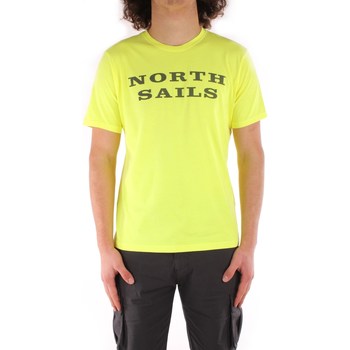 tekstylia Męskie T-shirty z krótkim rękawem North Sails 692695 Żółty
