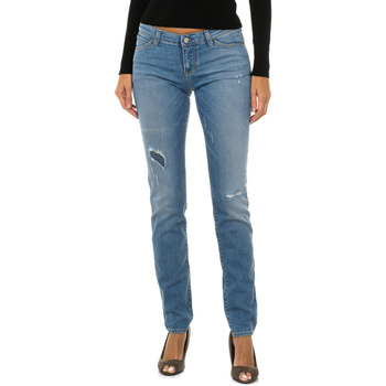 tekstylia Damskie Spodnie Armani jeans 3Y5J06-5D0UZ-1500 Niebieski