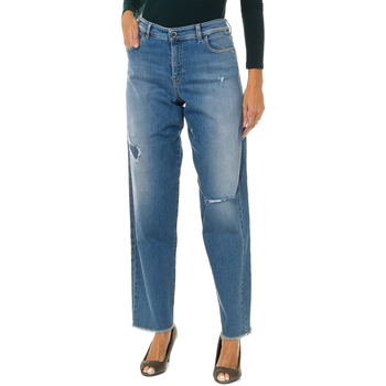 tekstylia Damskie Spodnie Armani jeans 3Y5J89-5D0UZ-1500 Niebieski