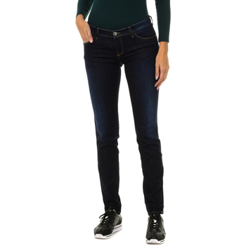 tekstylia Damskie Spodnie Armani jeans 6X5J06-5D0NZ-1500 Niebieski