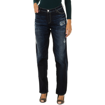 tekstylia Damskie Spodnie Armani jeans 6X5J15-5D05Z-1500 Niebieski