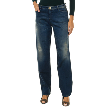 tekstylia Damskie Spodnie Armani jeans 6X5J15-5D06Z-1500 Niebieski