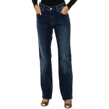 tekstylia Damskie Spodnie Armani jeans 6X5J75-5D03Z-1500 Niebieski