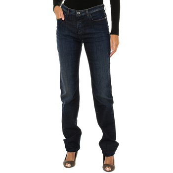 tekstylia Damskie Spodnie Armani jeans 6X5J85-5D0DZ-1500 Niebieski