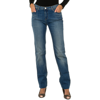 tekstylia Damskie Spodnie Armani jeans 6X5J85-5D0JZ-1400 Niebieski