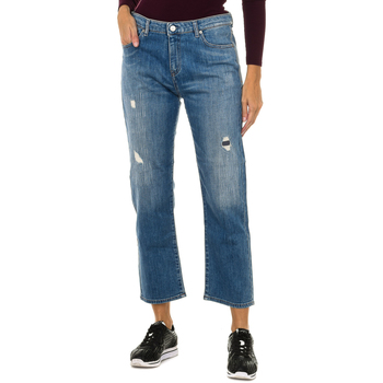 tekstylia Damskie Spodnie Armani jeans 6Y5J10-5D2MZ-1500 Niebieski