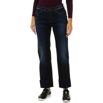 tekstylia Damskie Spodnie Armani jeans 6Y5J11-5D2UZ-1500 Niebieski