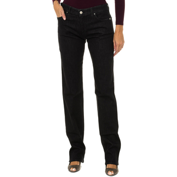 tekstylia Damskie Spodnie Armani jeans 6Y5J12-5D2AZ-1200 Czarny