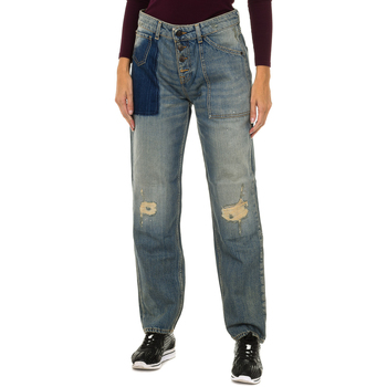 tekstylia Damskie Spodnie Armani jeans 6Y5J13-5D2YZ-1500 Niebieski