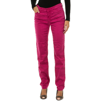 tekstylia Damskie Spodnie Armani jeans 6Y5J18-5N22Z-1449 Różowy