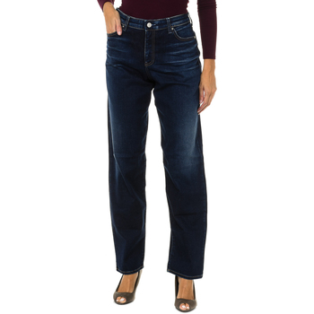 tekstylia Damskie Spodnie Armani jeans 6Y5J90-5D2IZ-1500 Niebieski