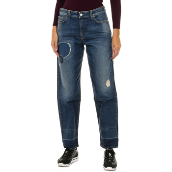 tekstylia Damskie Spodnie Armani jeans 6Y5J90-5D2XZ-1500 Niebieski