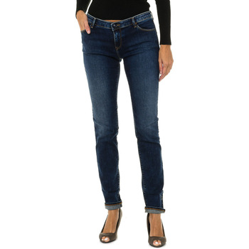 tekstylia Damskie Spodnie Armani jeans 7V5J23-5D66Z-1500 Niebieski