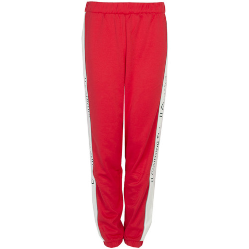 tekstylia Damskie Spodnie Juicy Couture JWTKB179665 | Track Pant Czerwony