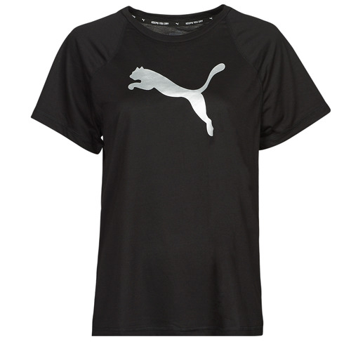 tekstylia Damskie T-shirty z krótkim rękawem Puma EVOSTRIPE TEE Czarny